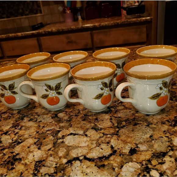 Mikasa Garden Club Delight EC 460 coffee cups - Picture 6 of 14